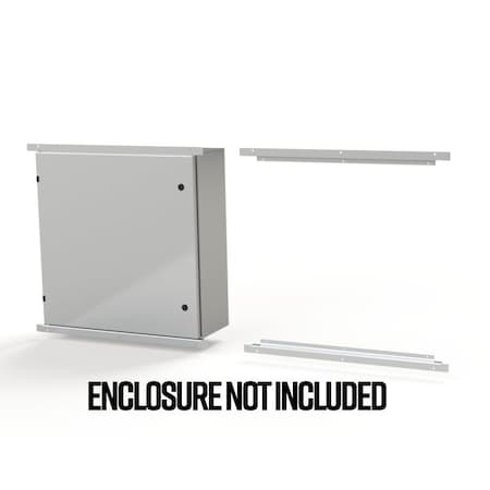 Saginaw Control & Engineering Frame, 1.08 in L x 2.10 in H x 33 in W, Steel SCE-ELFM30W